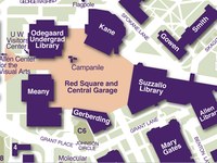Red Square on Campus Map