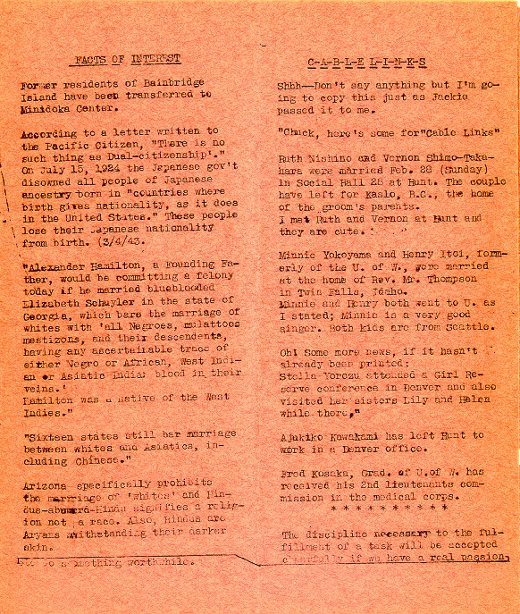 Page 6, Pacific Cable Vol. 1, No. 16 -- 31 Mar. 1943