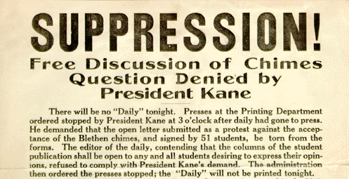 President Kane's Dismissal